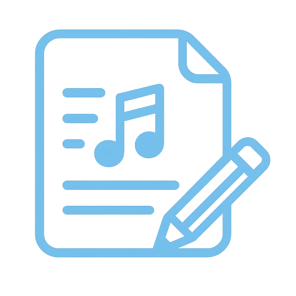 歌词文件生成图标