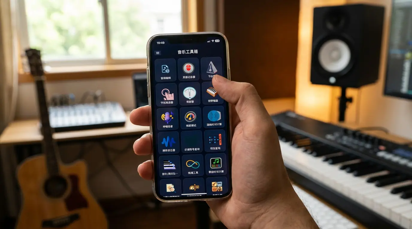 音乐工具箱在录音棚使用
